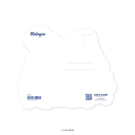 LOKAMADE Shaped Postcard MDP77: Flavors of Malaysia