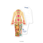 LOKAMADE Shaped Postcard MDP78: Sinar Kebaya