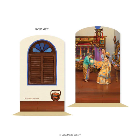 LOKAMADE Shaped Postcard Set MDPS05: Nyonya's Memoir