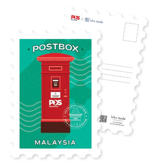 LOKAMADE x POS Malaysia MDPS06: Postbox Malaysia Postcard Set 1-2