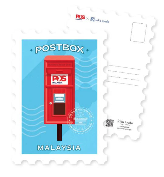 LOKAMADE x POS Malaysia MDPS06: Postbox Malaysia Postcard Set 2-2
