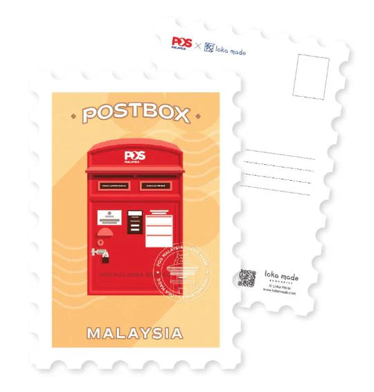 LOKAMADE x POS Malaysia MDPS06: Postbox Malaysia Postcard Set 2-2