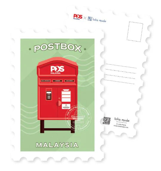 LOKAMADE x POS Malaysia MDPS06: Postbox Malaysia Postcard Set 2-2