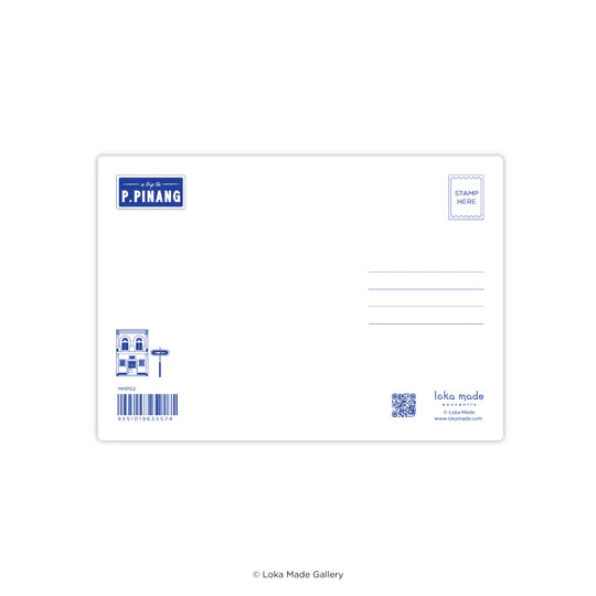 LOKAMADE Metal Postcard MMP02: A Trip To Pulau Pinang