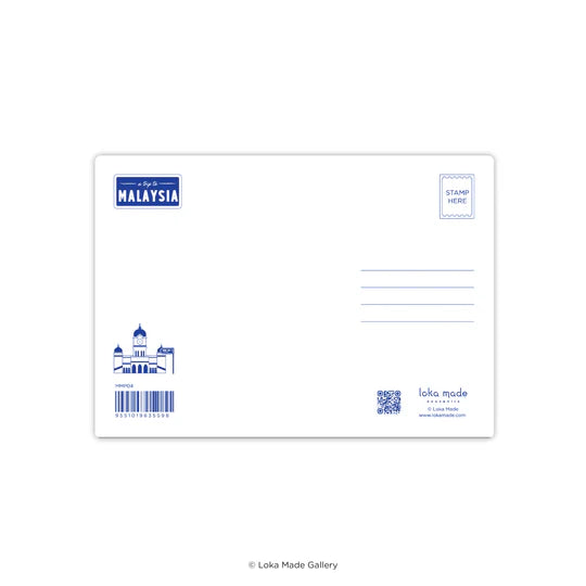 LOKAMADE Metal Postcard MMP04: A Trip To Malaysia