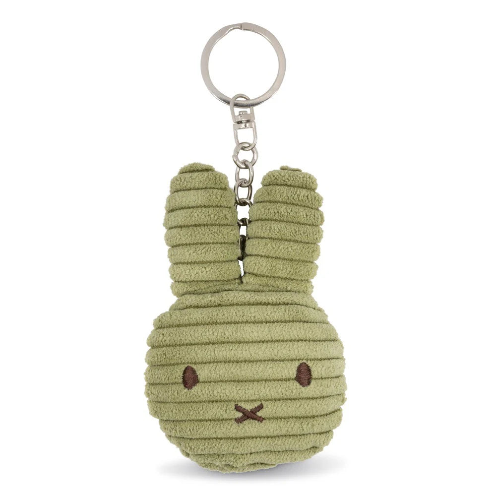 MIFFY ECO Flat Keychain 10cm Corduroy Olive Green