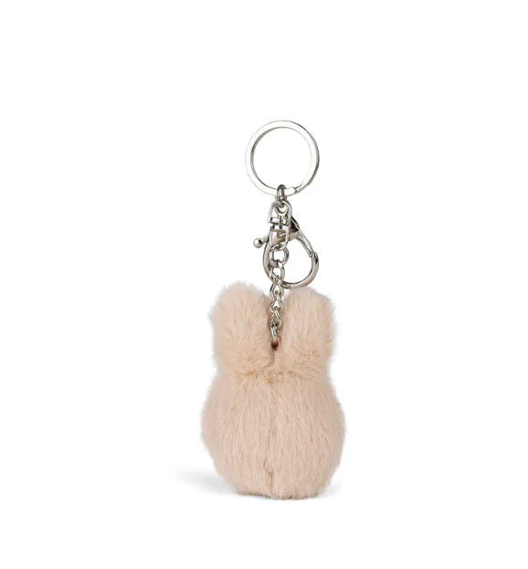 MIFFY ECO Fuzzy Keychain 8cm Beige