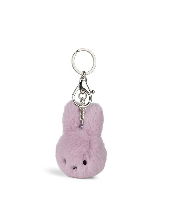 MIFFY ECO Fuzzy Keychain 8cm Lilac