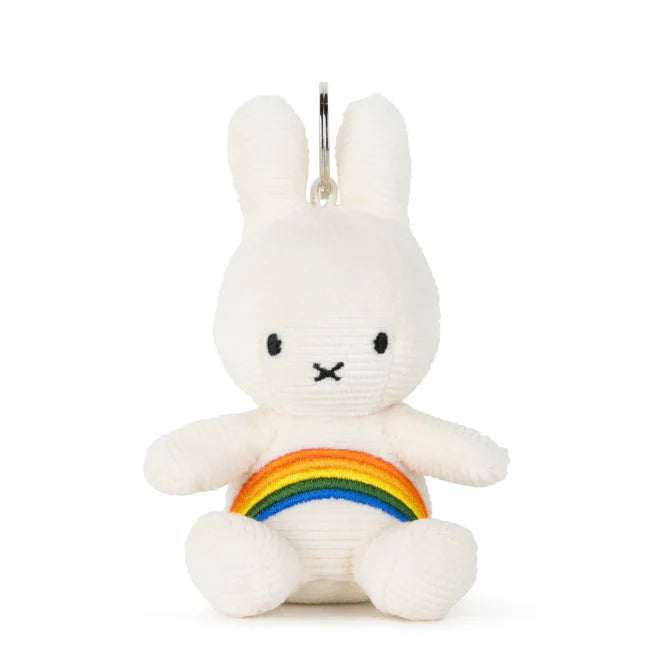 MIFFY Keychain 10cm Off-White Rainbow