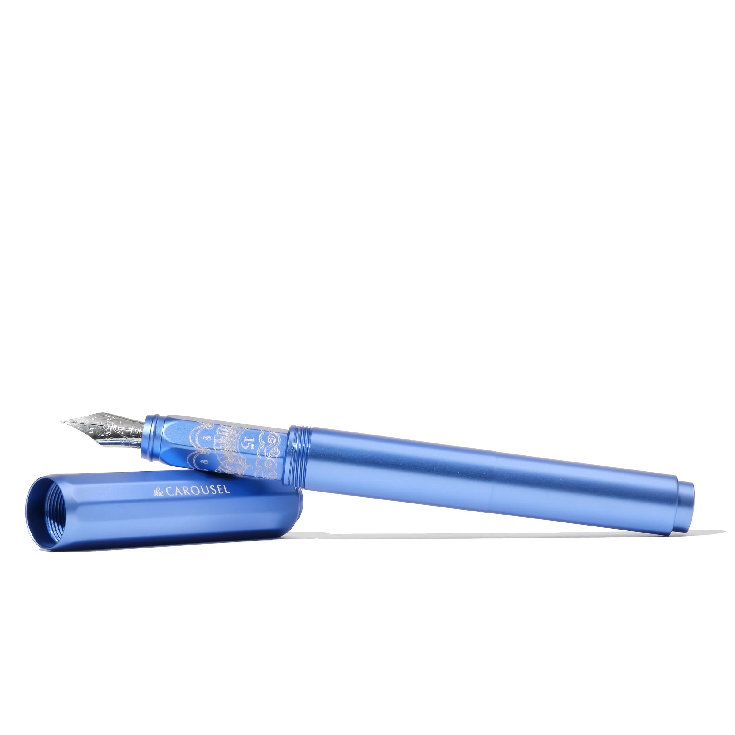 FERRIS WHEEL PRESS Carousel Aluminum Fountain Pen Limited Edition Blue Revelry Fine