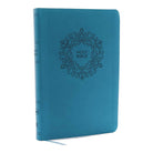 NKJV - Value Thinline Bible, Large Print, Leathersoft, Turquoise