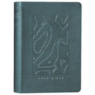 NLT - Thinline Reference Bible, Filament Enabled, LeatherLike, Earthen Teal Blue