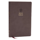 NKJV - Holy Bible, Value Ultra Thinline, Charcoal Leathersoft