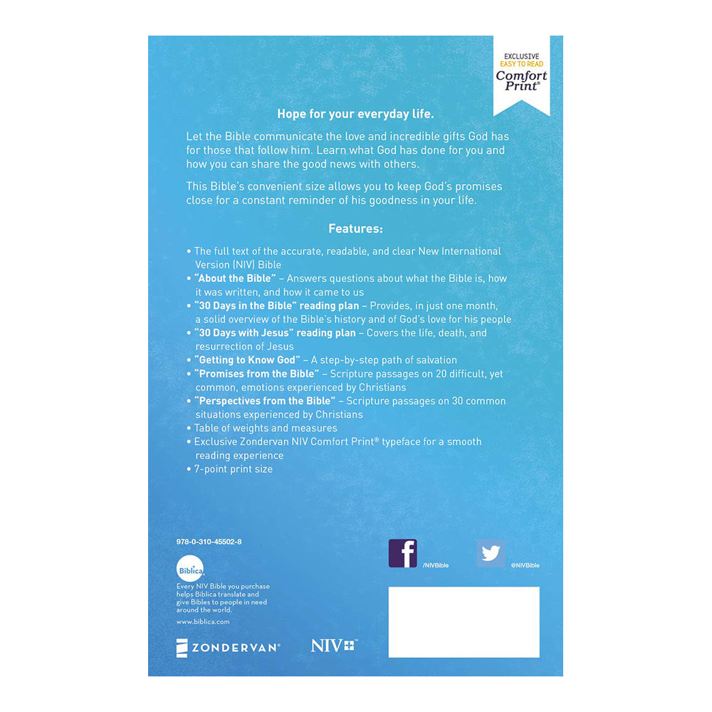 NIV - Holy Bible, Economy Edition, Paperback