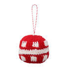 MARK'S Christmas Knit Ornament Ball A
