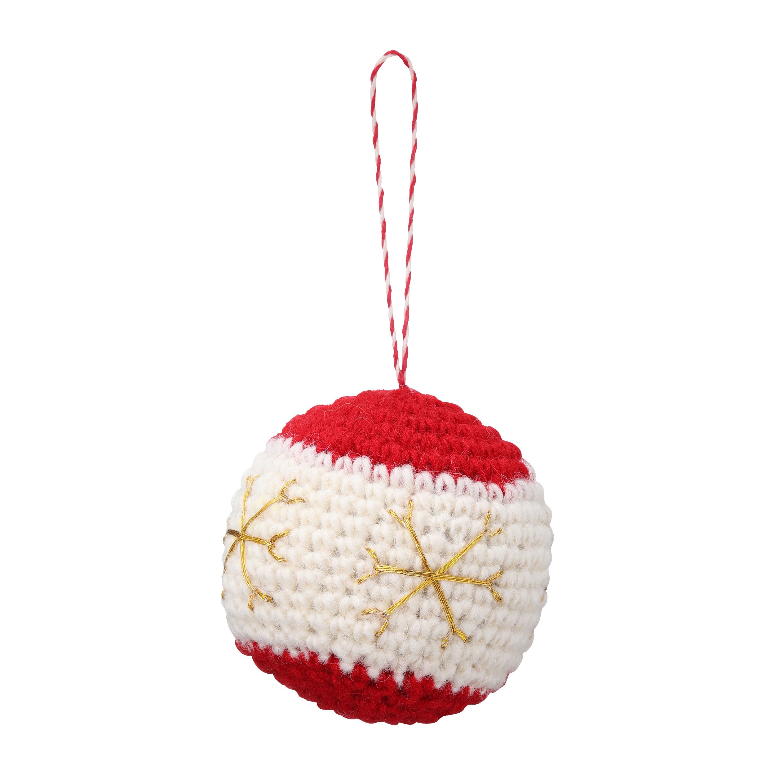 MARK'S Christmas Knit Ornament Ball B