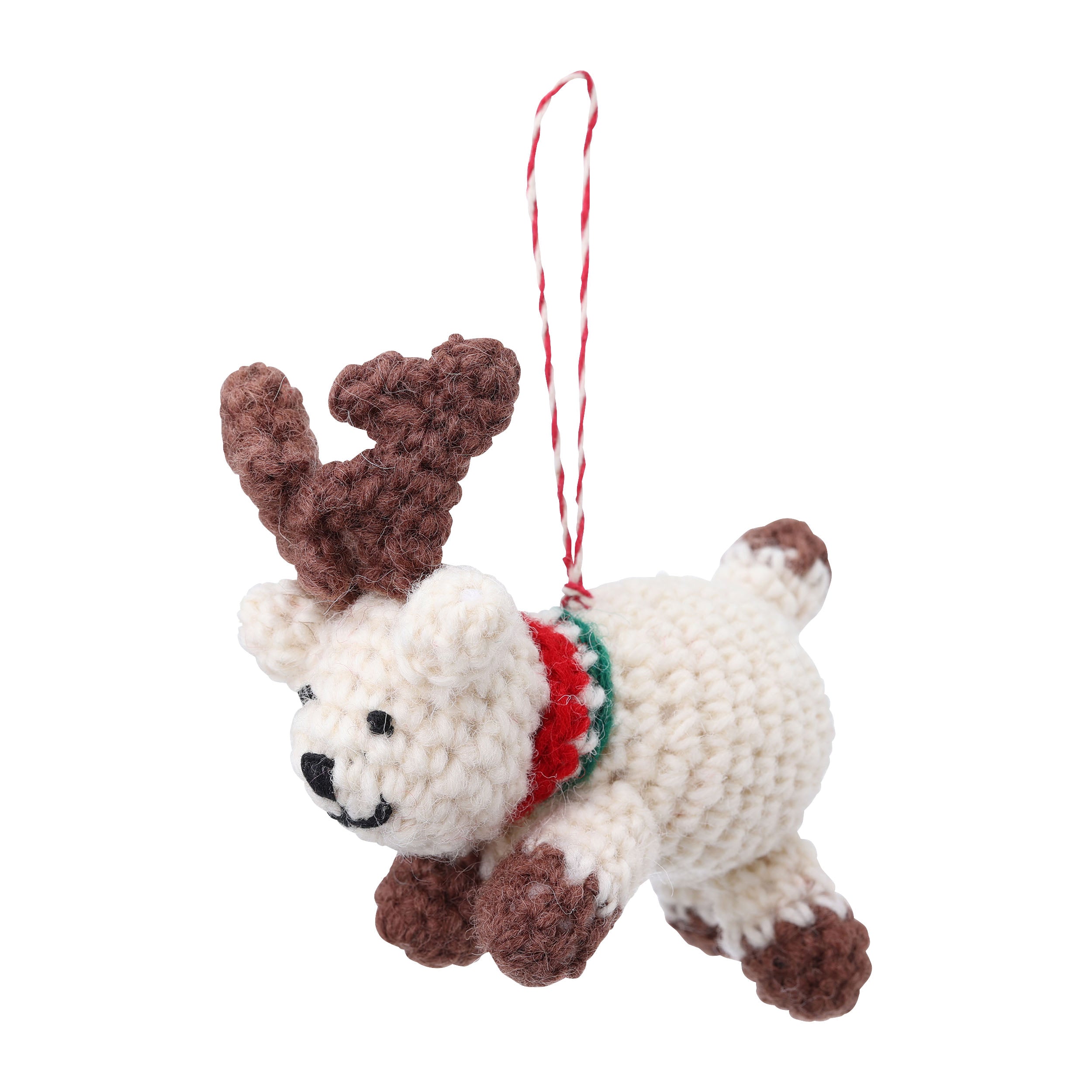 MARK'S Christmas Knit Ornament Reindeer B