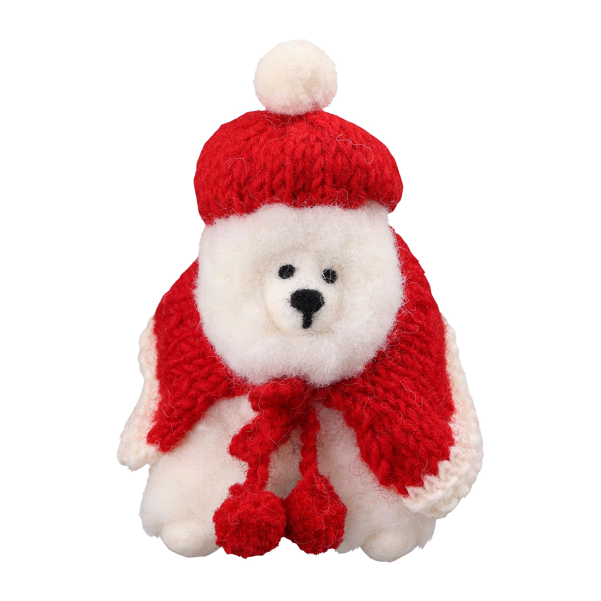 MARK'S Christmas Knit Objet Animal Dog