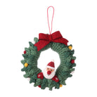 MARK'S Christmas Knit Wreath Santa Claus