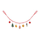 MARK'S Christmas Felt Garland Santa Claus