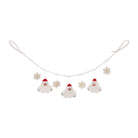 MARK'S Christmas Felt Garland Yeti