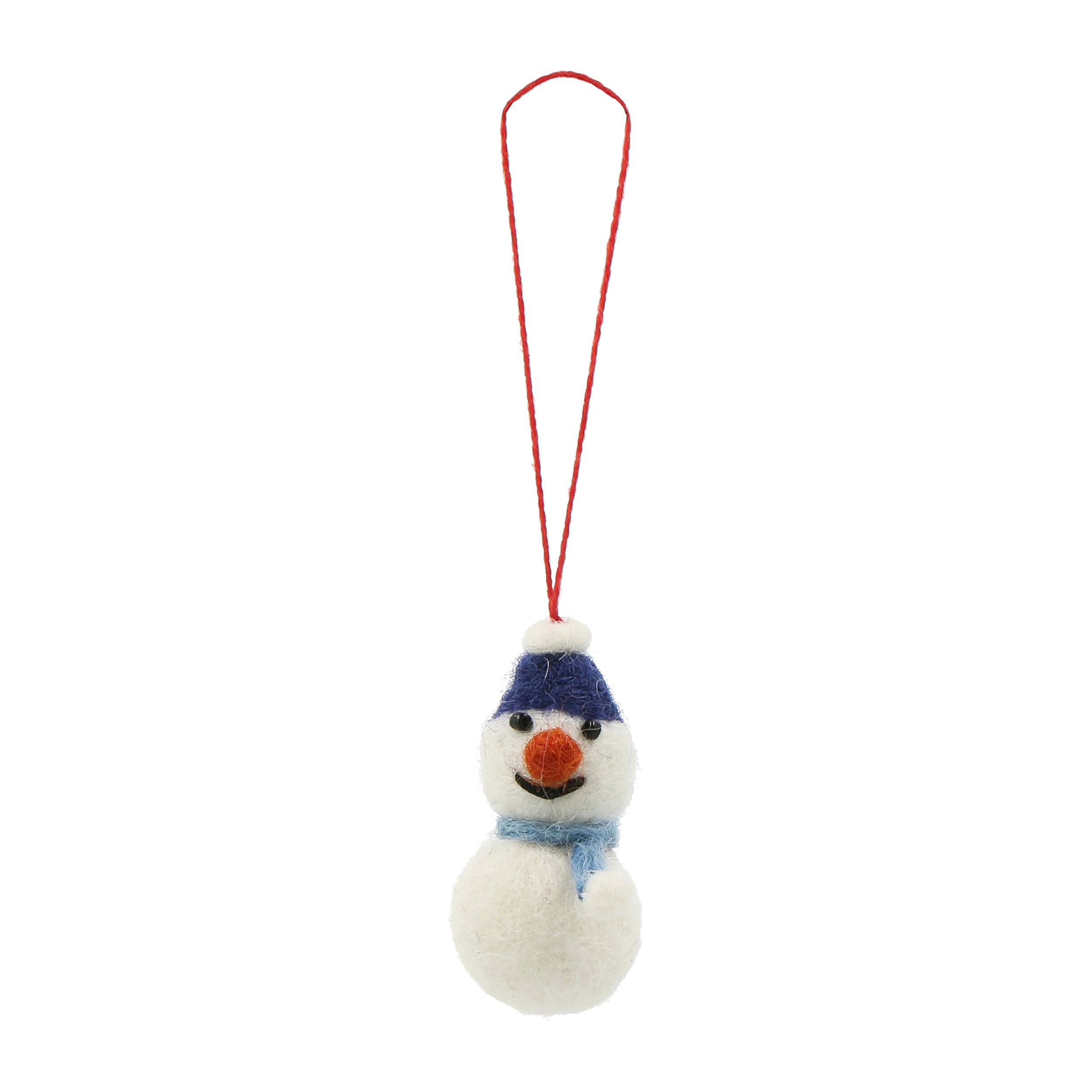 MARK'S Christmas Felt Ornament Snowman