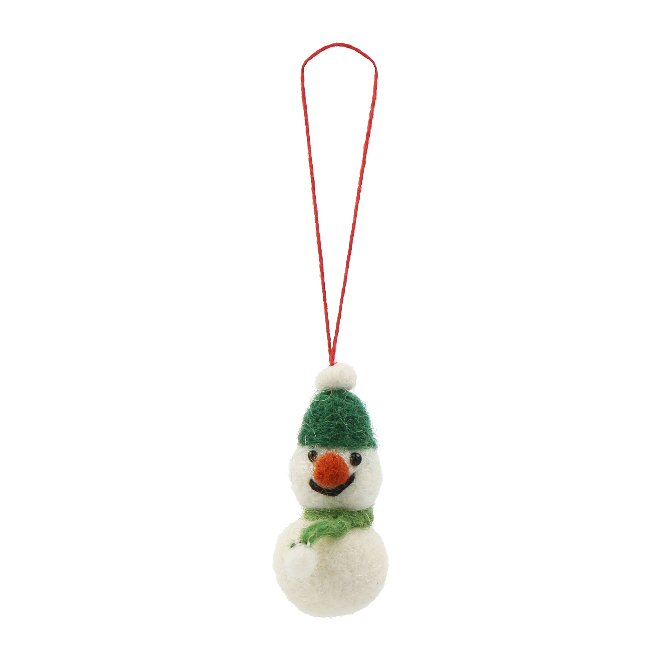 MARK'S Christmas Felt Ornament Snowman