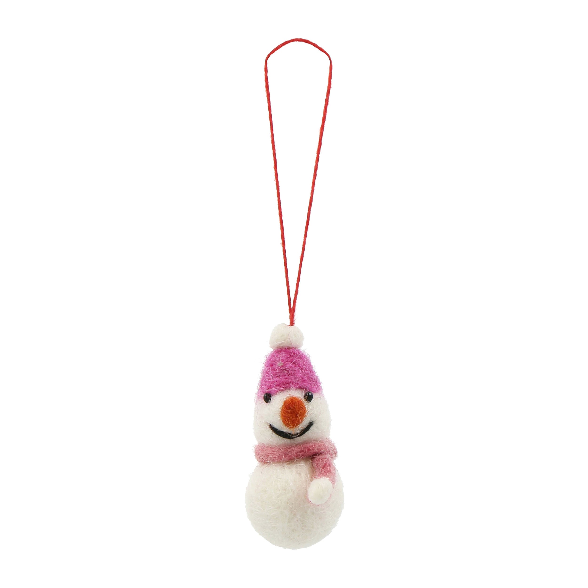 MARK'S Christmas Felt Ornament Snowman