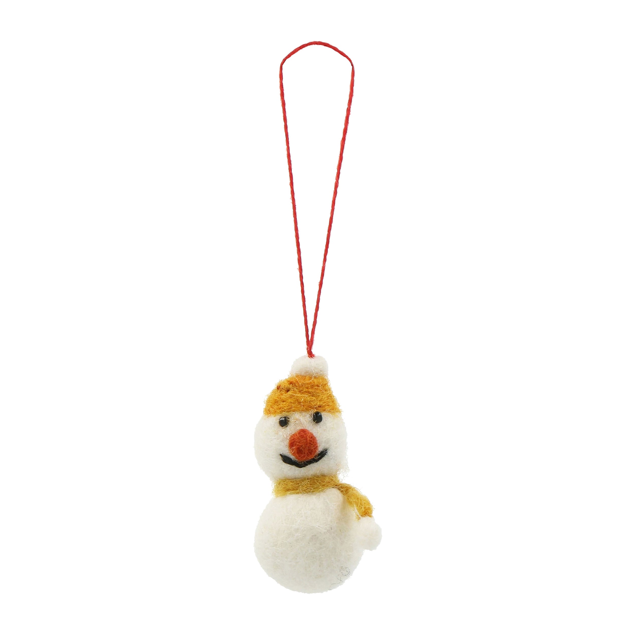 MARK'S Christmas Felt Ornament Snowman