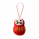 MARK'S Japan Fortune Motif Felt Ornament Daruma Red