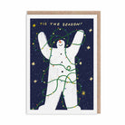 OHH DEER Card Christmas Tis The Season Snowman