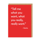 OHH DEER Card Tell Me What You Want