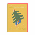 OHH DEER Card Christmas Rocking Around The Christmas Tree