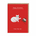 OHH DEER Card Christmas Cat Pudding