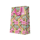 OHH DEER Gift Bag L Neon Floral Pink Poppies