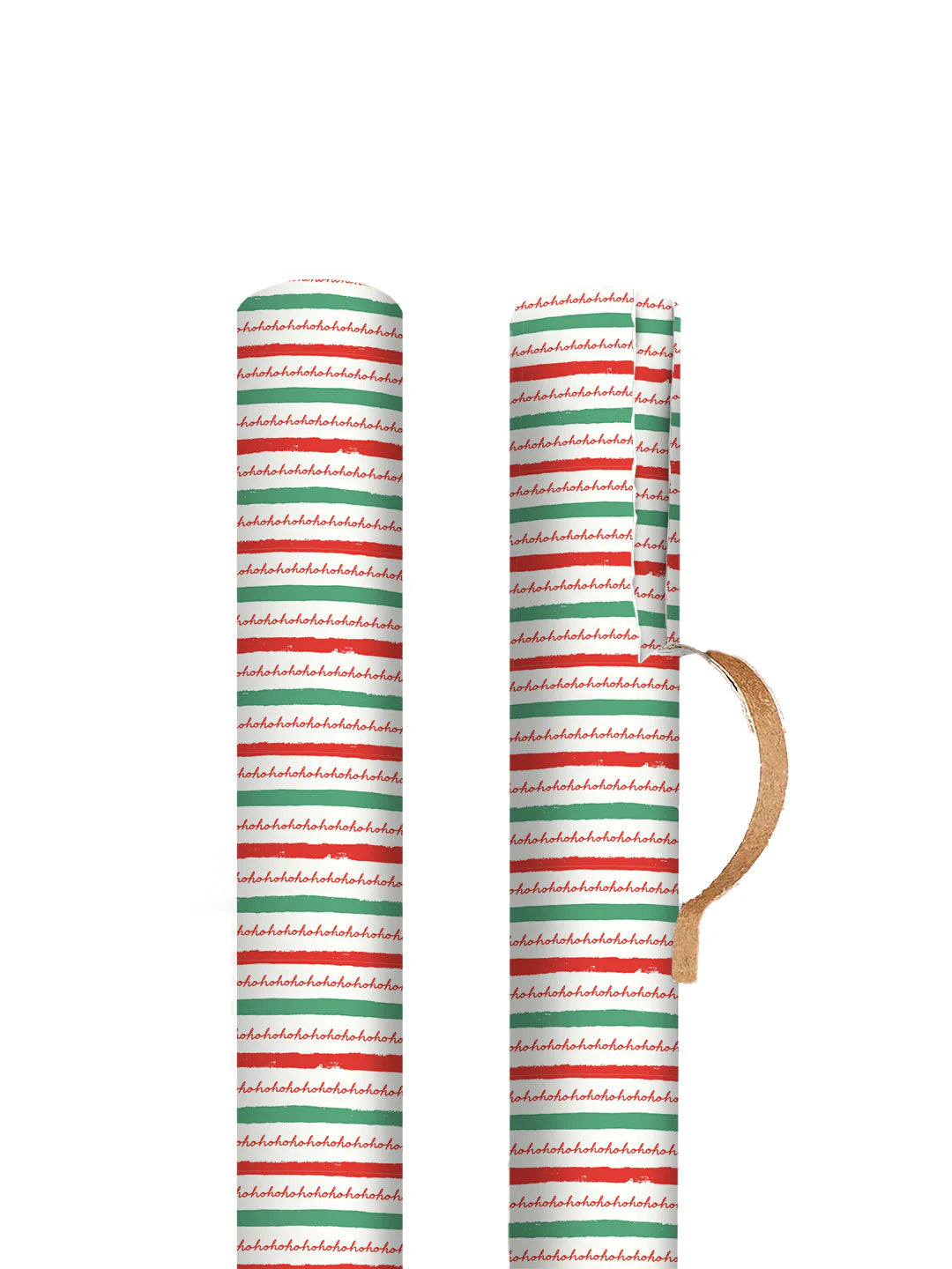 OHH DEER Ho Ho Ho Stripe Roll Wrap