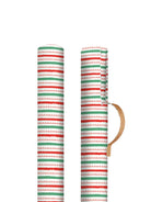 OHH DEER Ho Ho Ho Stripe Roll Wrap