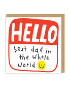 OHH DEER Card Best Dad In The Whole World