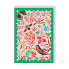 OHH DEER Card Scalloped Voysey Wildlife