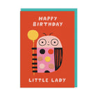 OHH DEER Card Birthday Little Lady