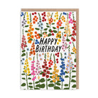 OHH DEER Card Birthday Foxgloves Happy Birthday