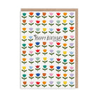 OHH DEER Card Birthday Tulips Happy Birthday