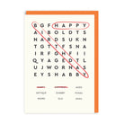OHH DEER Card Birthday Happy Birthday Word Search