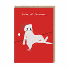 OHH DEER Card Christmas Relax It's Christmas