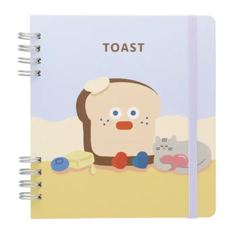 PILOT x Brunch Brother Square-Ring Notebook Limited Editon 70s Toast