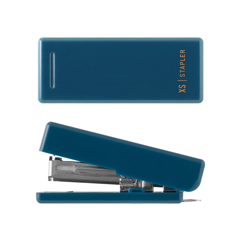 MIDORI XS Compact Stapler Navy Blue B
