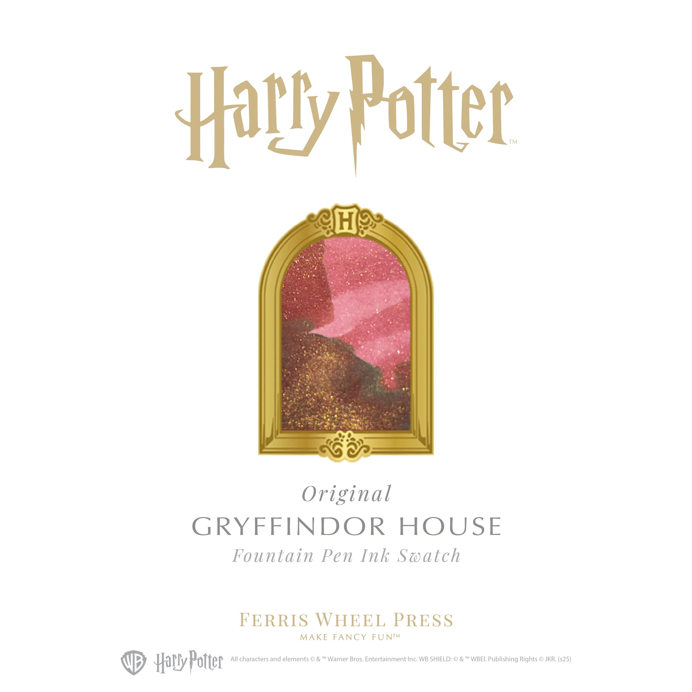 FERRIS WHEEL PRESS x Harry Potter Fountain Pen Ink 38ml Gryffindor House