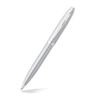 SHEAFFER 100 9306 Brushed Chrome Ballpoint Pen with Card Holder