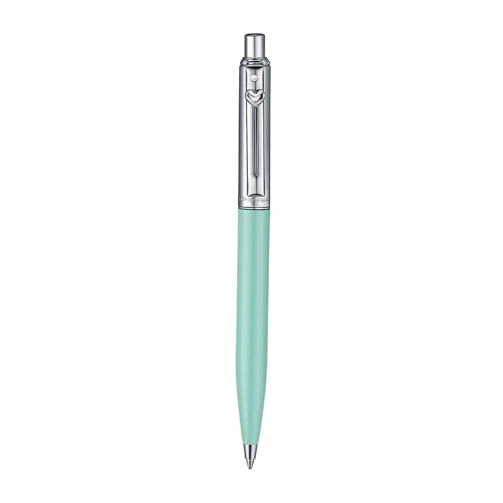 SHEAFFER x Emily In Paris Sentinel 321 Green Matte Finish with Chrome-Plated Trims and Heart-Shaped Clip Emblem Ballpoint Pen