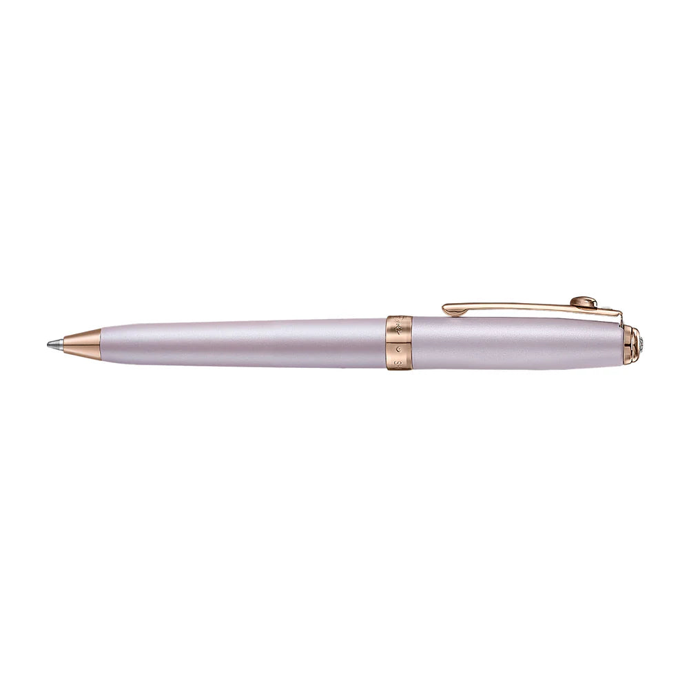 SHEAFFER x Emily In Paris Prelude Mini 9810 Pastel Pink and PVD Rose Gold Trims with Heart Emblem and Swarovski Crystal Ballpoint Pen